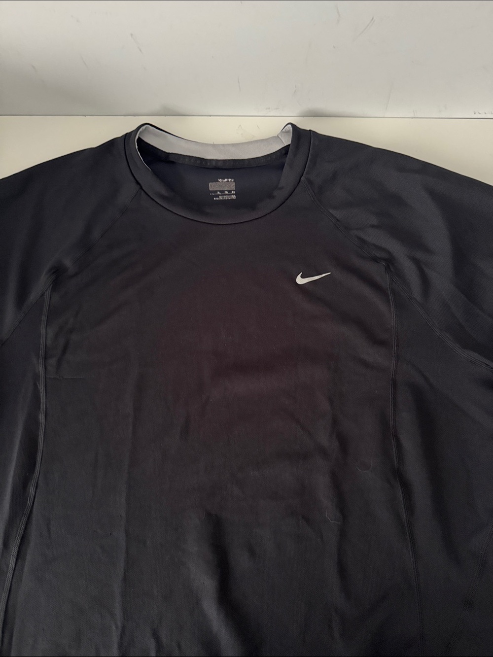 Nike Black short Sleeve Dri-FIT Crew with Swoosh